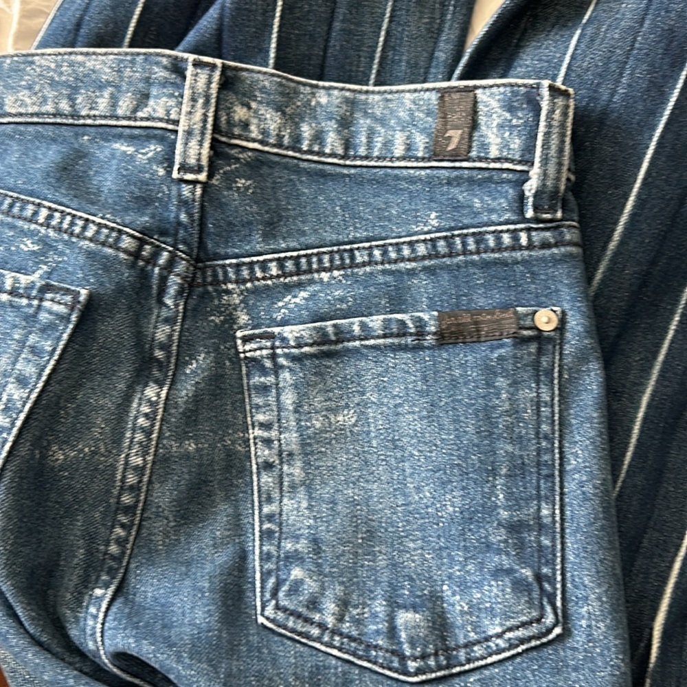 7 FOR ALL MANKIND DENIM JEANS PANTS SIZE 26 NWOT - Picture 9 of 10